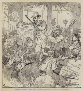 As Eleições francesas, Esboço no Boulevard Montmartre, 15 de outubro, Meia-noite, Uma falsa alegria